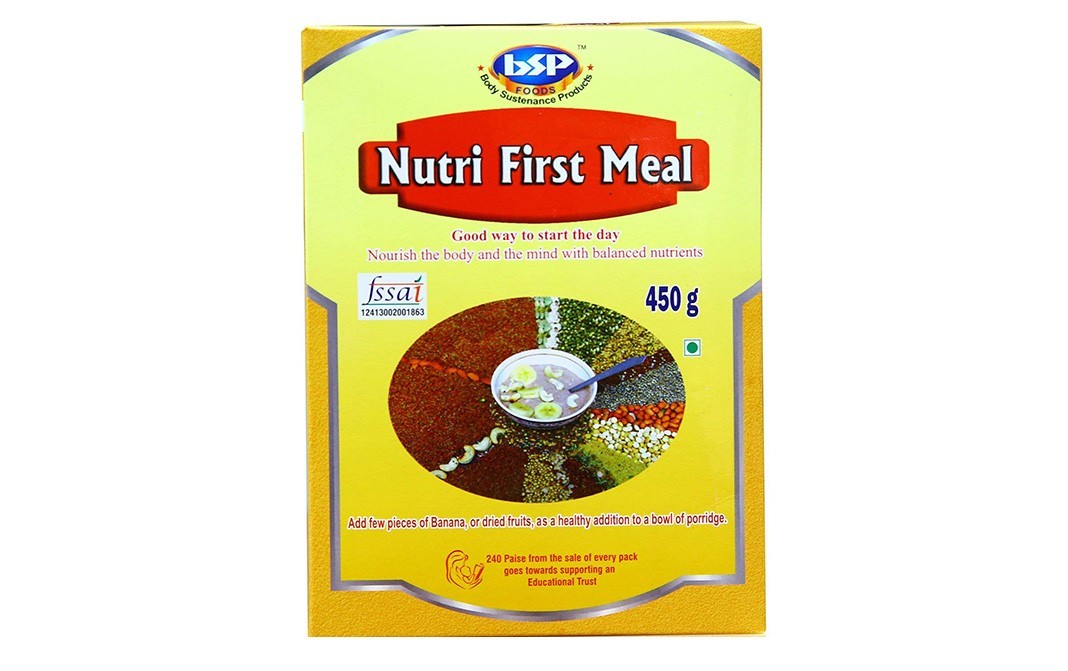 BSP Foods Nutri First Meal    Box  450 grams